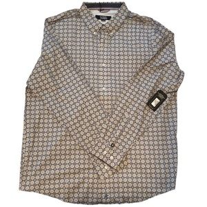 Cody James Core Mens Blue Aztec LongSleeve Western Shirt